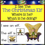 Build A Sentence with Pictures Interactive - CHRISTMAS ELF